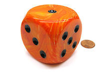 50mm d6 w/pips Orange-Yellow w/black - DG5042